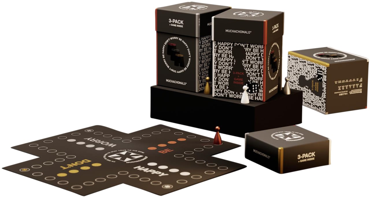 Muchachomalo MUCHACHOMALO The Game 3-Pack Zwart