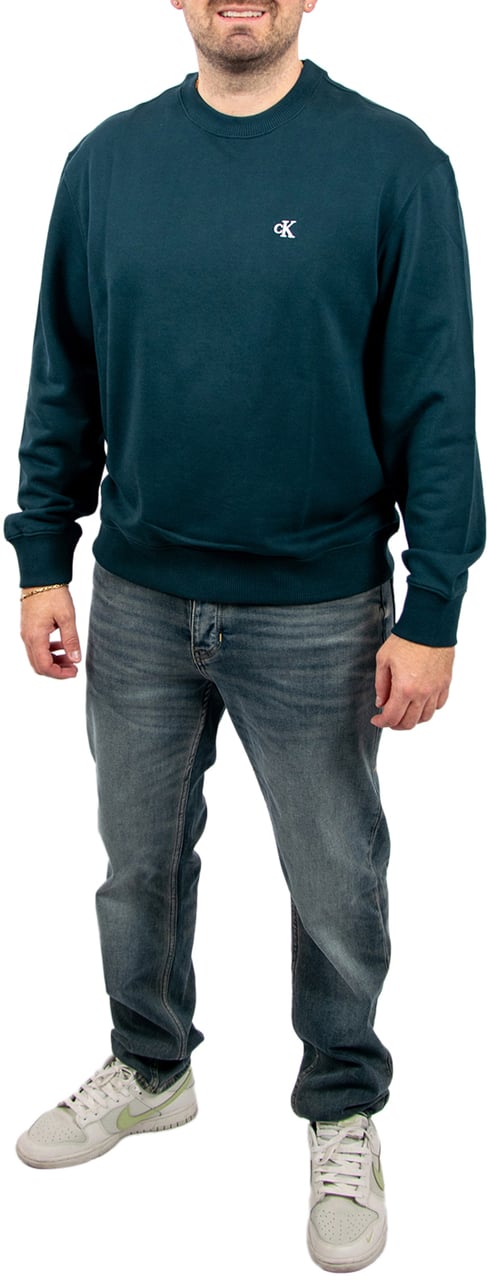 Calvin Klein Calvin Klein Jeans LS 350Terry EU Monogram CN Sweatshirt Groen