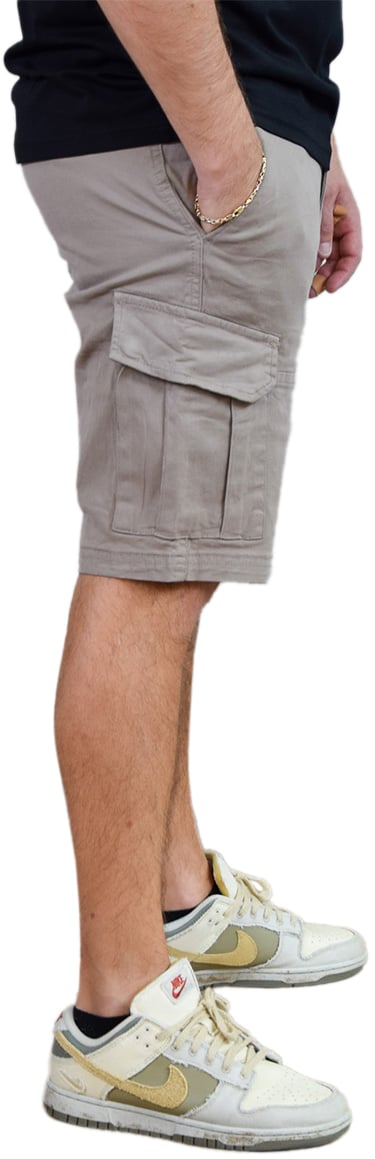 Pure Path Pure Path Garment Dye Cargo Short Beige