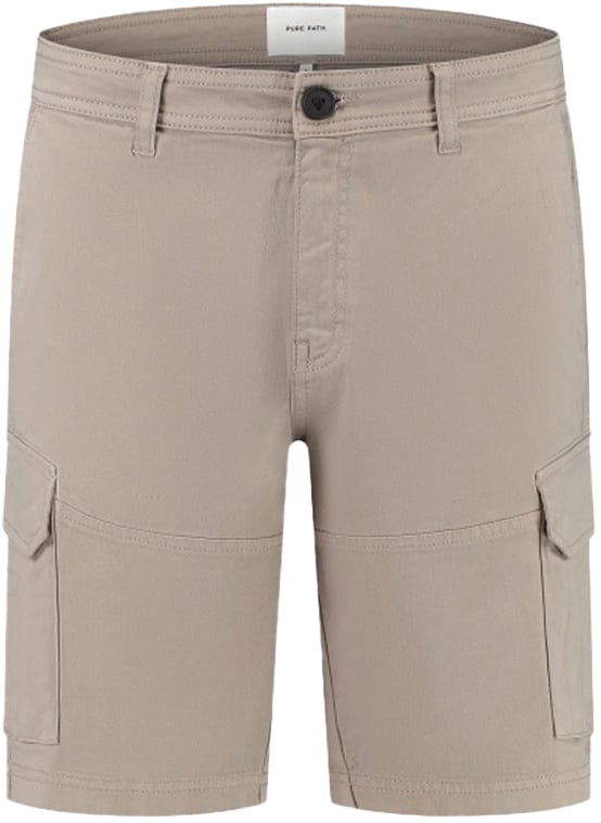 Pure Path Pure Path Garment Dye Cargo Short Beige