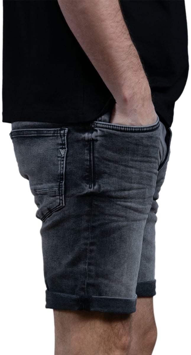 Purewhite Purewhite Slim Fit Denim Short The Steve Grijs
