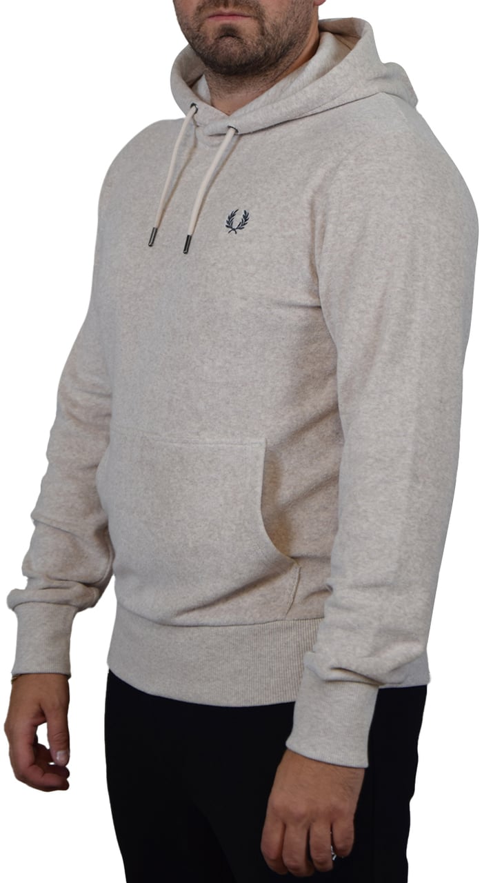Fred Perry Fred Perry Towelling Crew Neck Sweatshirt Beige