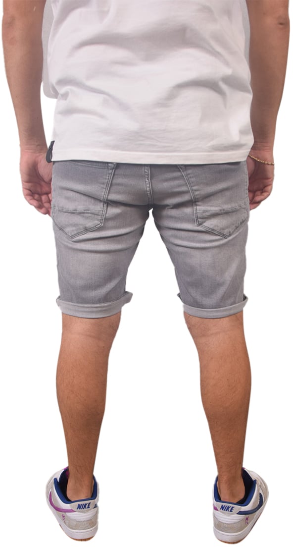 Purewhite Purewhite Slim Fit Denim Short The Steve Grijs