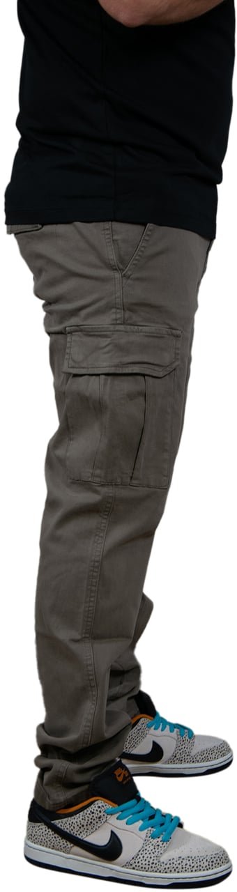 Pure Path Pure Path Regular Fit Pants Cargo Groen