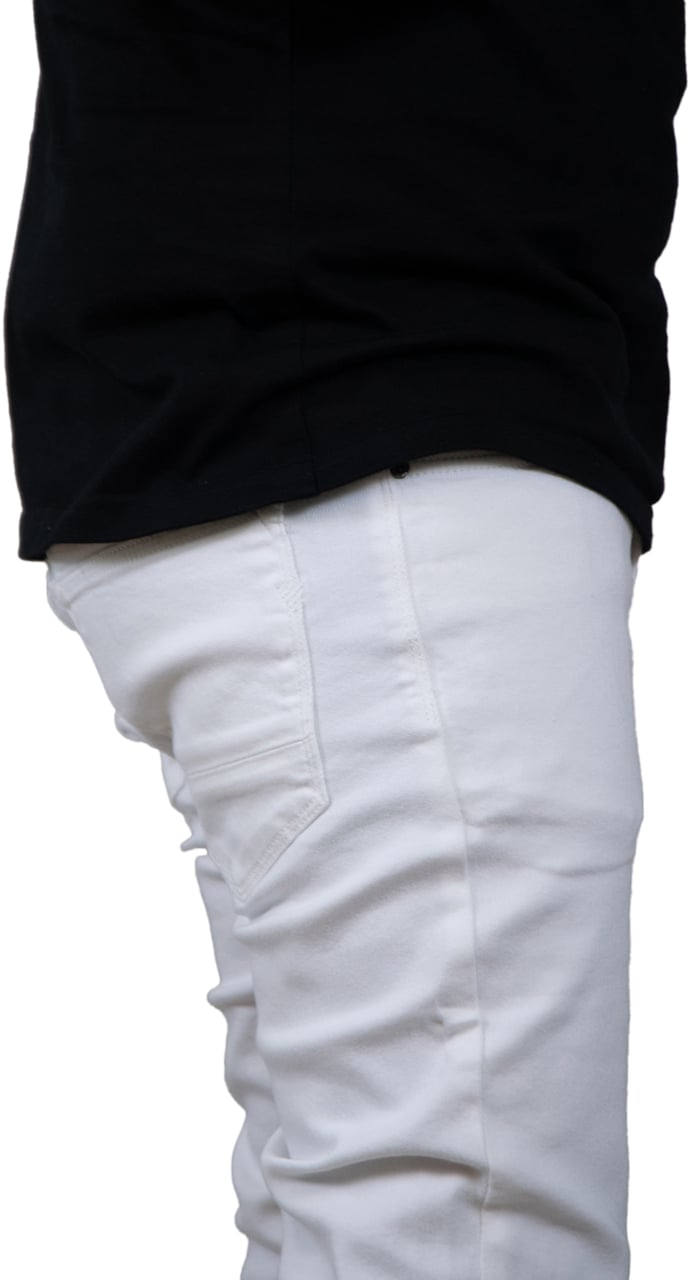 Purewhite Purewhite The Jone Denim Skinny Fit Wit