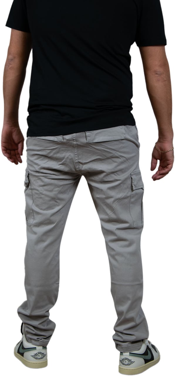 Pure Path Pure Path Regular Fit Pants Cargo Grijs