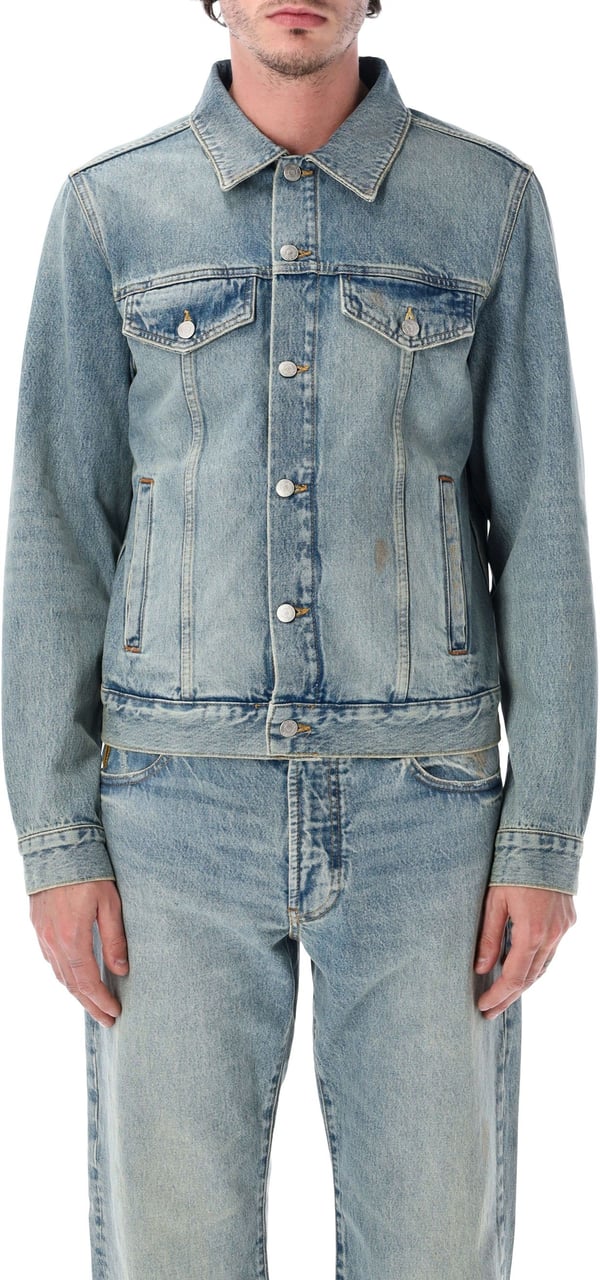 Emporio Armani Denim Jacket Blu Blauw
