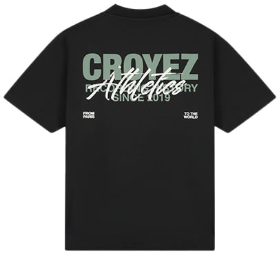 Croyez Croyez Athletics T-Shirt Zwart