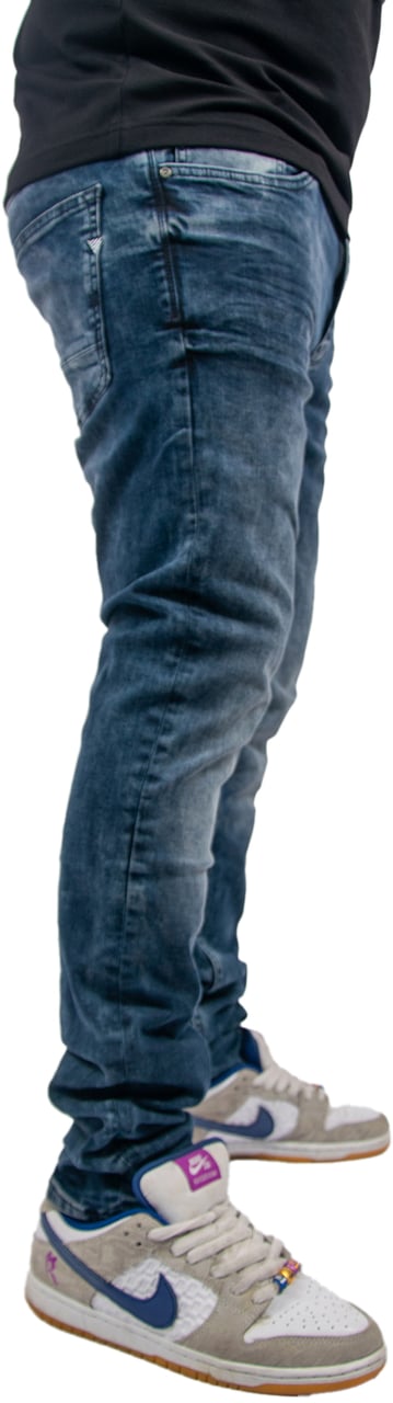 Pure Path Pure Path The Jone Denim Slim Fit Blauw