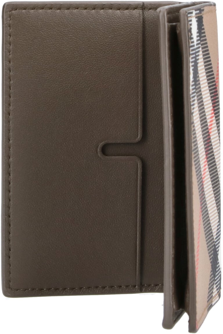Burberry Burberry Printed fabric card holder Neutraal