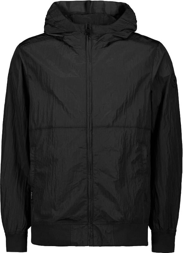 Airforce Waxed Crincle Jacket True Black Zwart