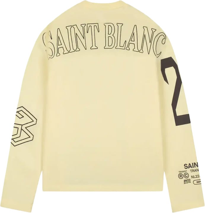 Saint Blanc Multi Logo Longsleeve Yellow Geel
