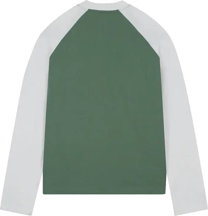 Saint Blanc Blend Logo Raglan Longsleeve White Groen