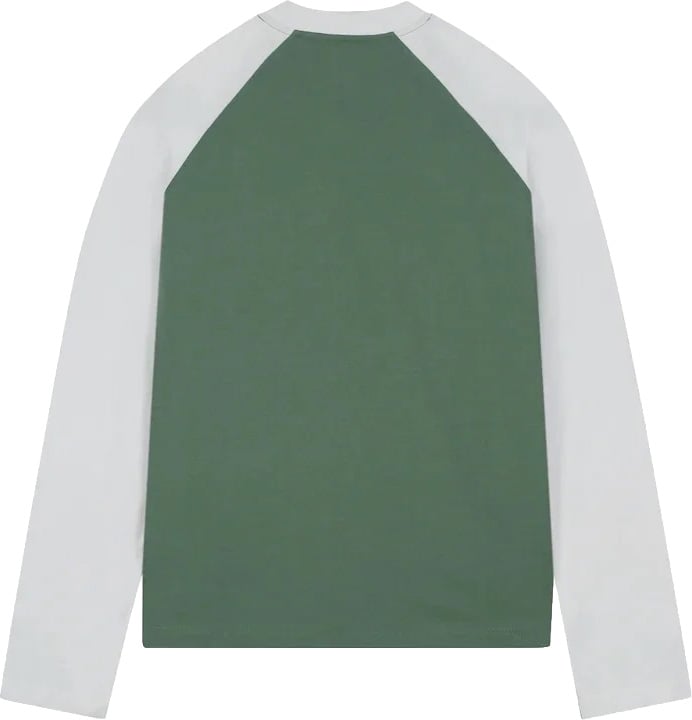 Saint Blanc Blend logo raglan green/white Groen