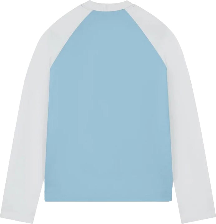 Saint Blanc Blend logo raglan blue/white Blauw