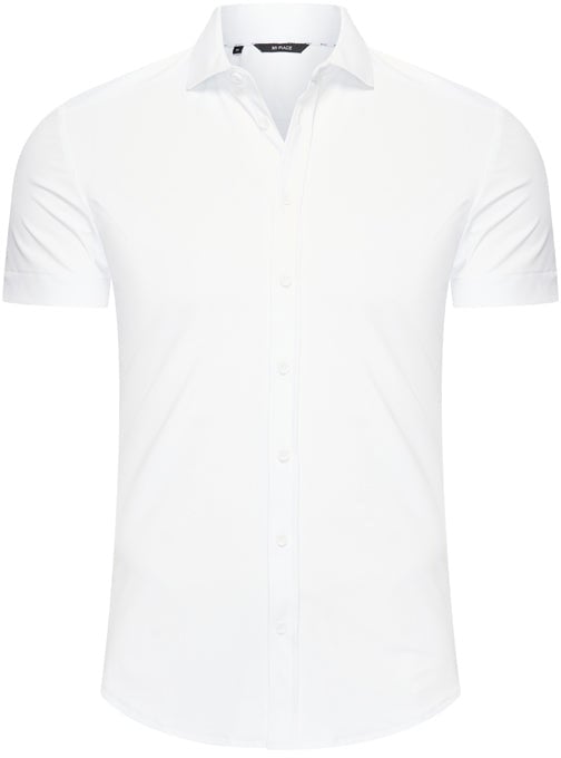 Mi Piace Shirt white rm202022 Wit