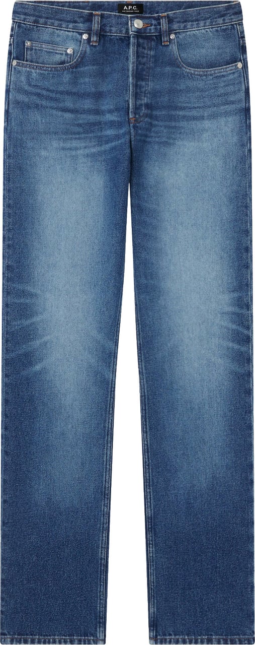 A.P.C. jeans rescue mid blue Blauw