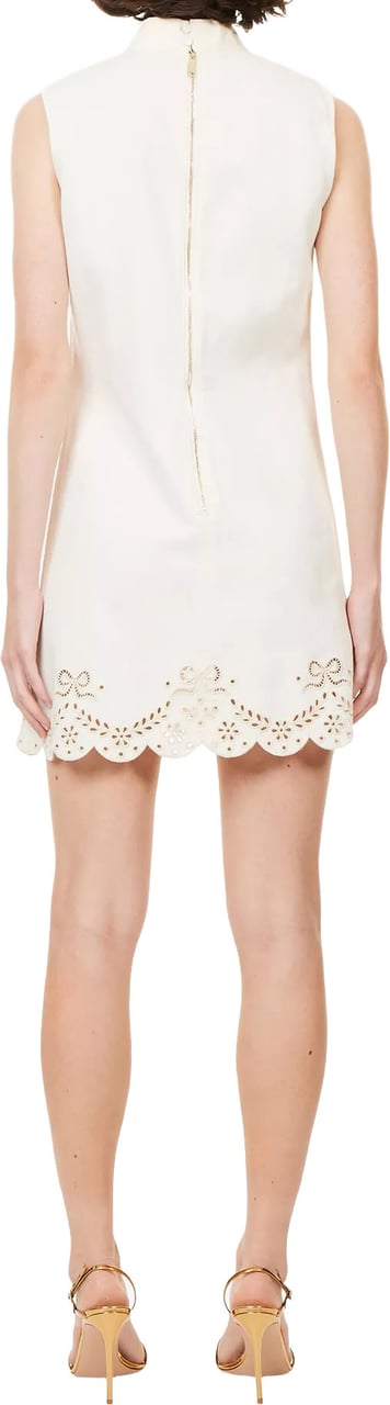 Self-Portrait dress ecru Wit