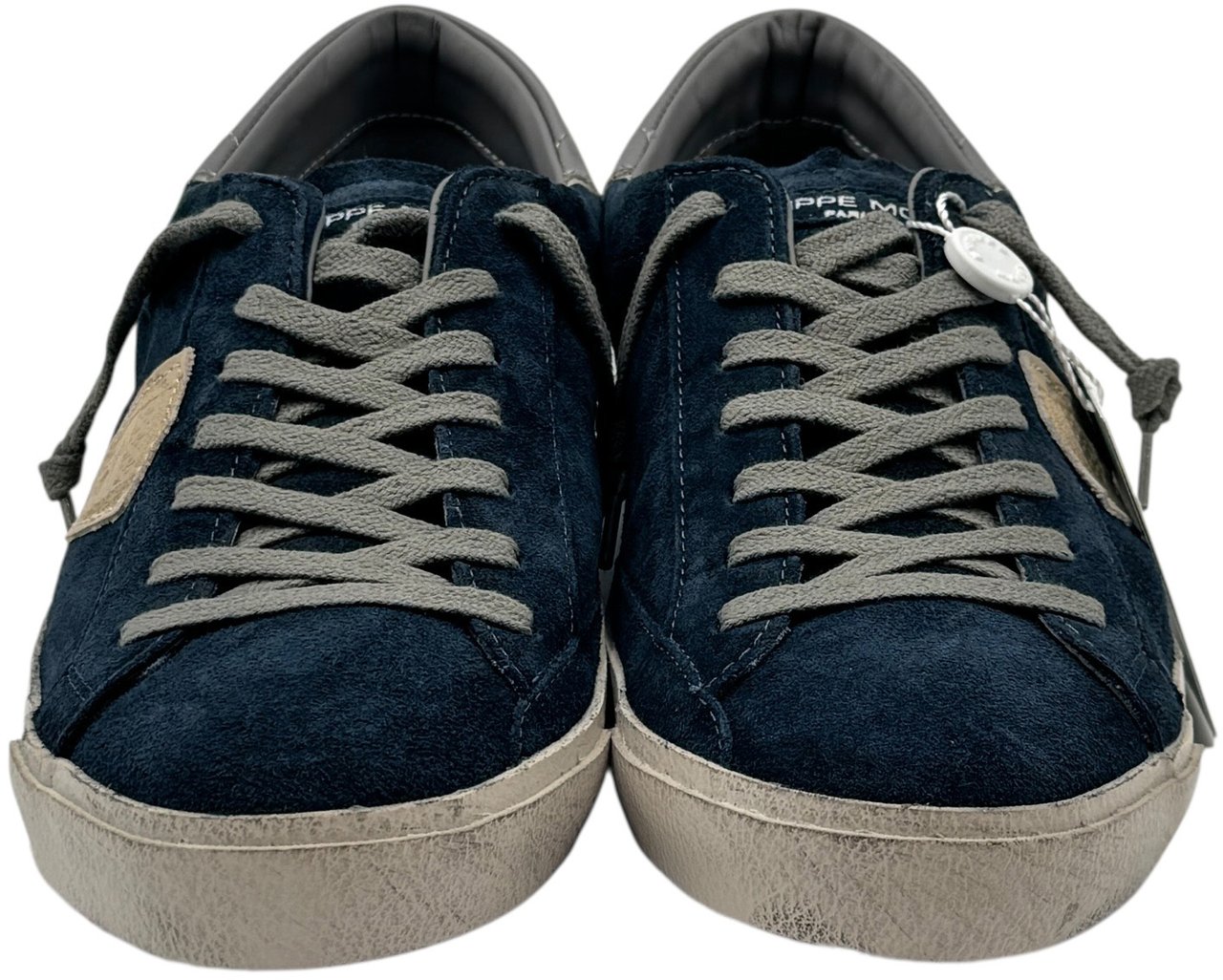 Philippe Model sneakers blauw grijs wit Blauw