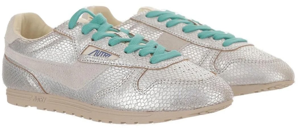 Autry windspin sneakers silver Zilver