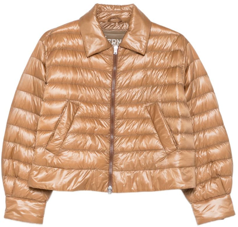 Herno Coats Camel Beige
