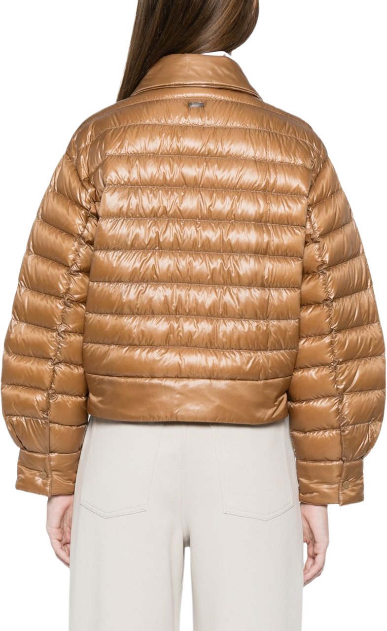Herno Coats Camel Beige