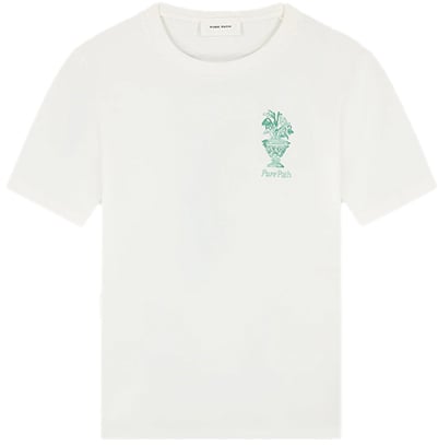 Pure Path Pure Path Embroidered Vase T-Shirt Beige