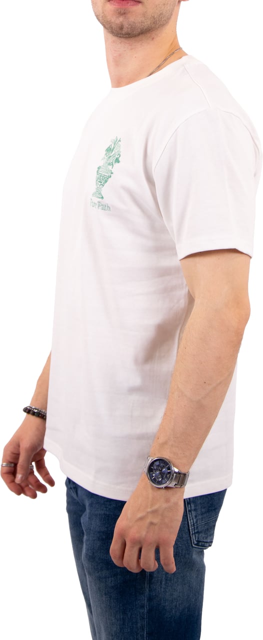 Pure Path Pure Path Embroidered Vase T-Shirt Beige