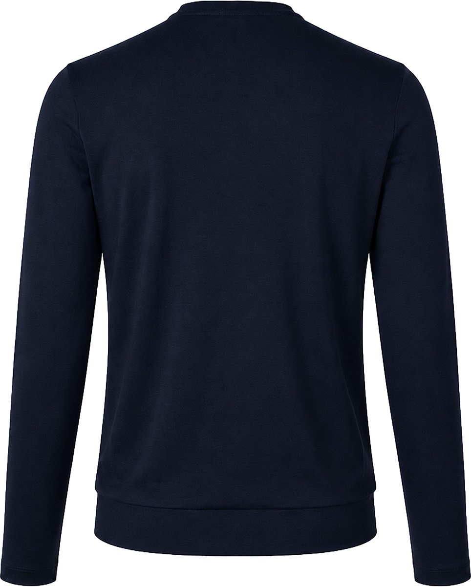 Stefan Brandt T-shirt lange mouw Eli La donkerbla Blauw