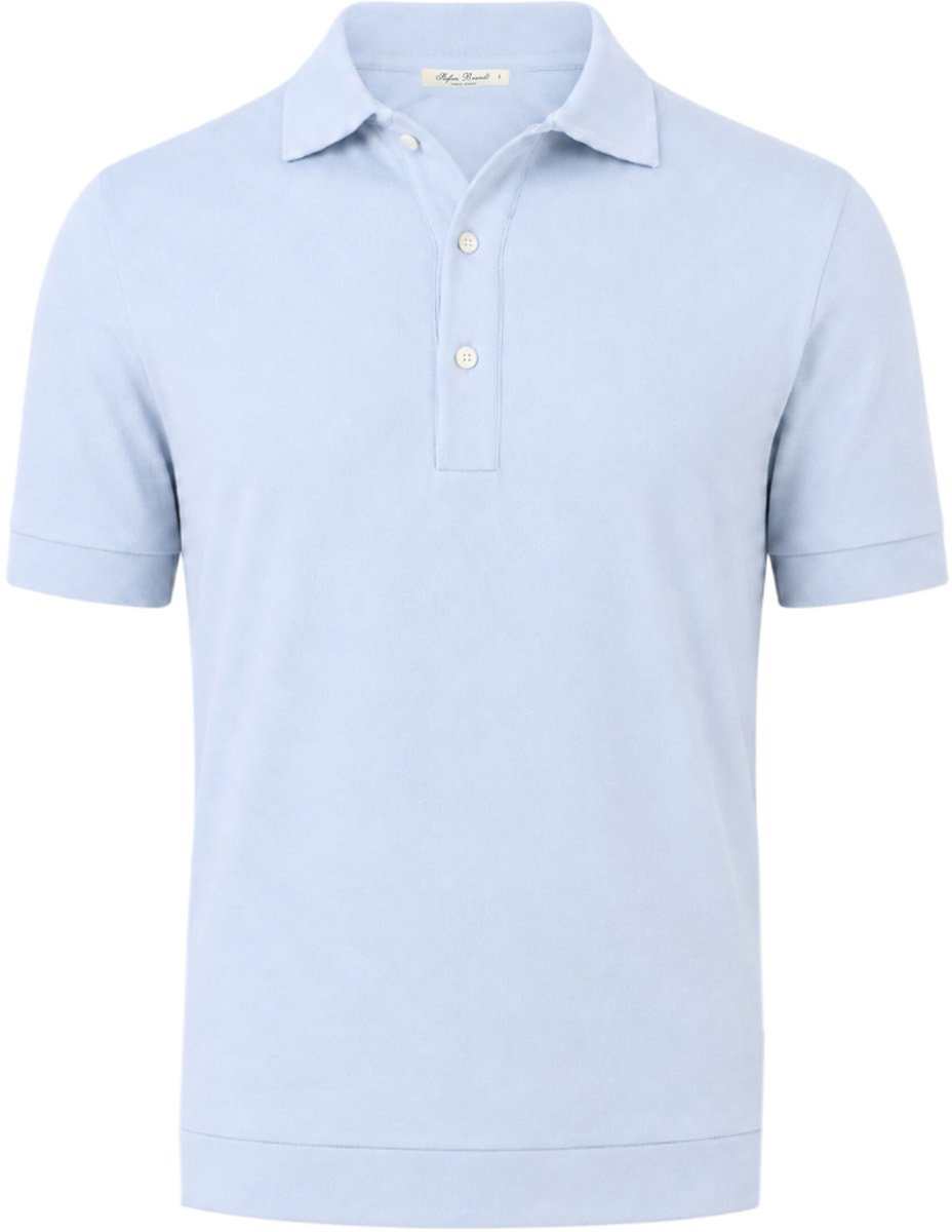 Stefan Brandt Polo Lim lichtblauw Blauw