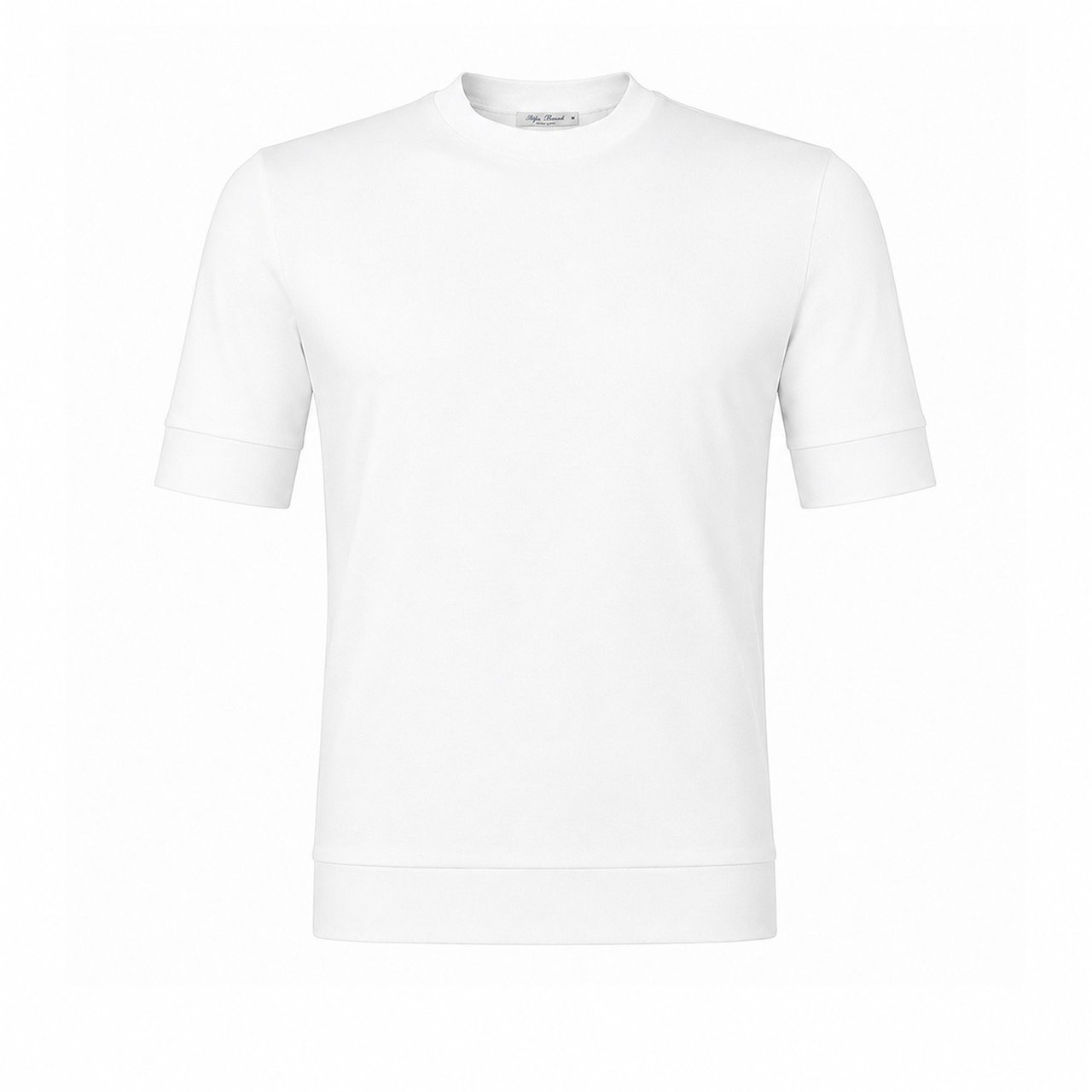 Stefan Brandt T-shirt Eli B wit Wit