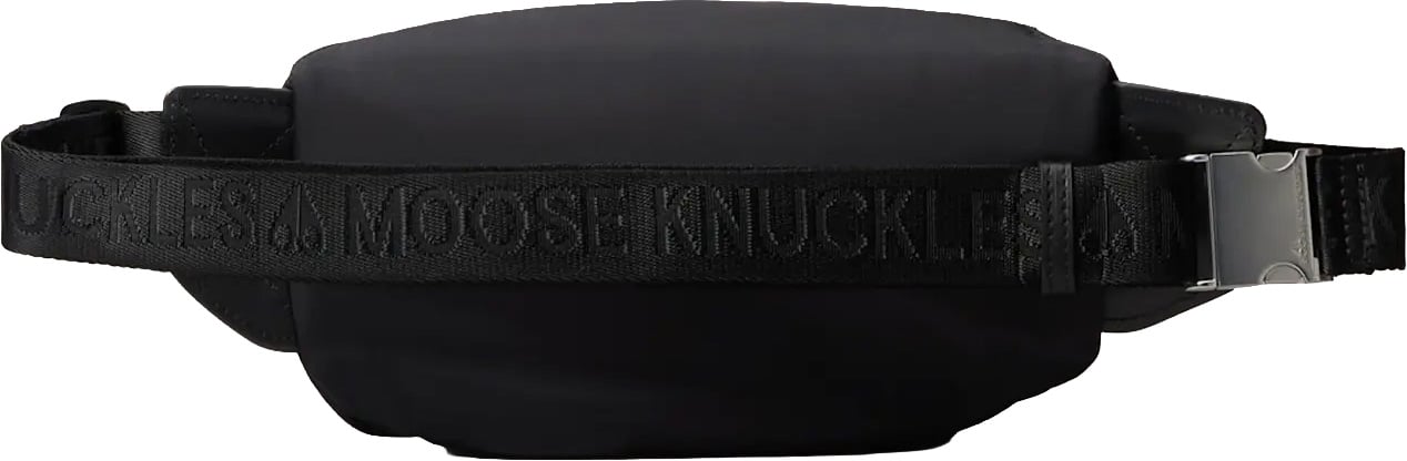Moose Knuckles Logo Waist Bag Black Zwart