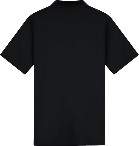 TriaD'oro Polo Zip Short sleeve Black Zwart
