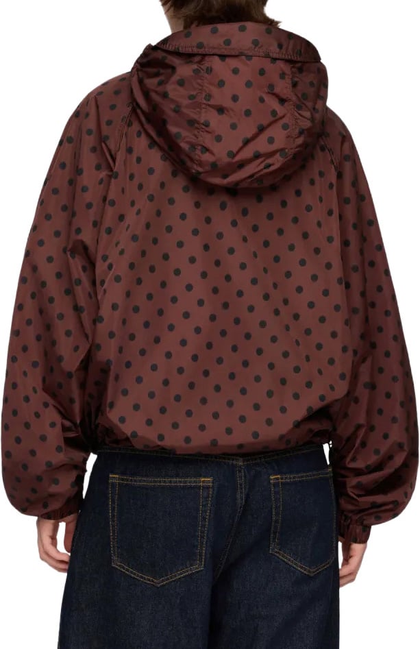 Ganni jacket brown dot Bruin