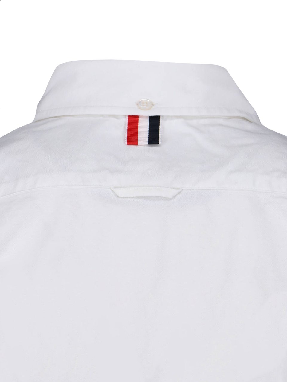 Thom Browne White Minimalist Fitted Shirt Dress Wit