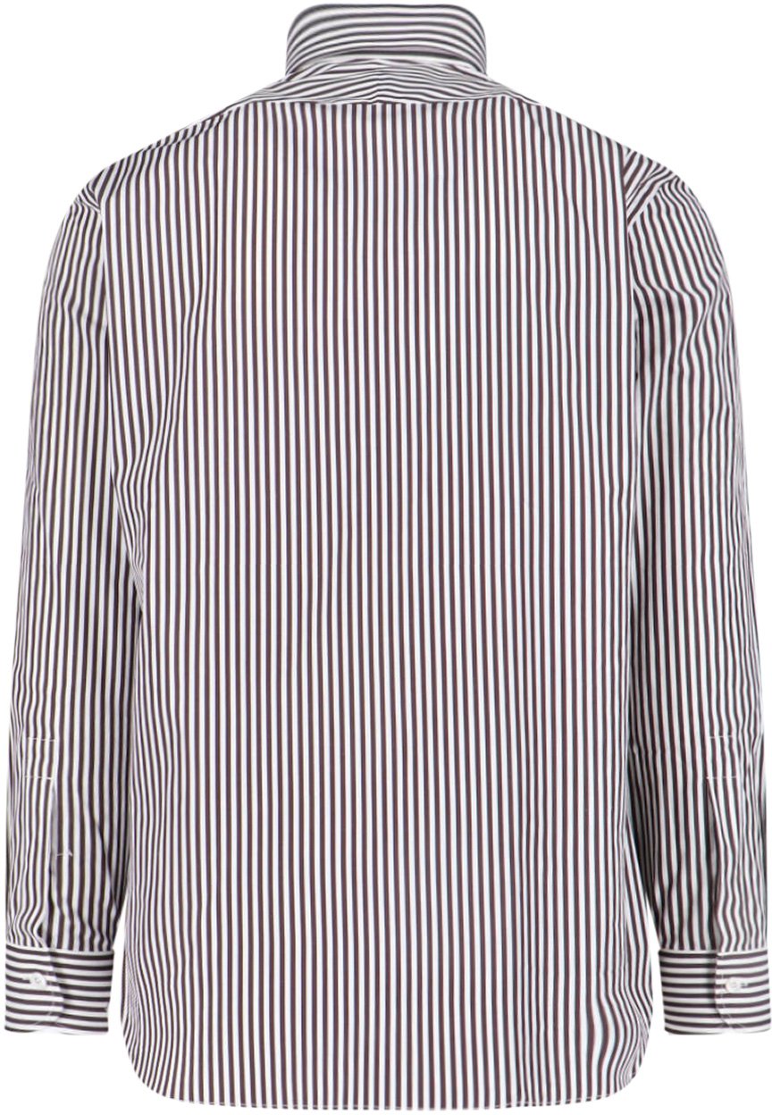 Tom Ford Tailored Shirt with Subtle Sheen – Brown Bruin