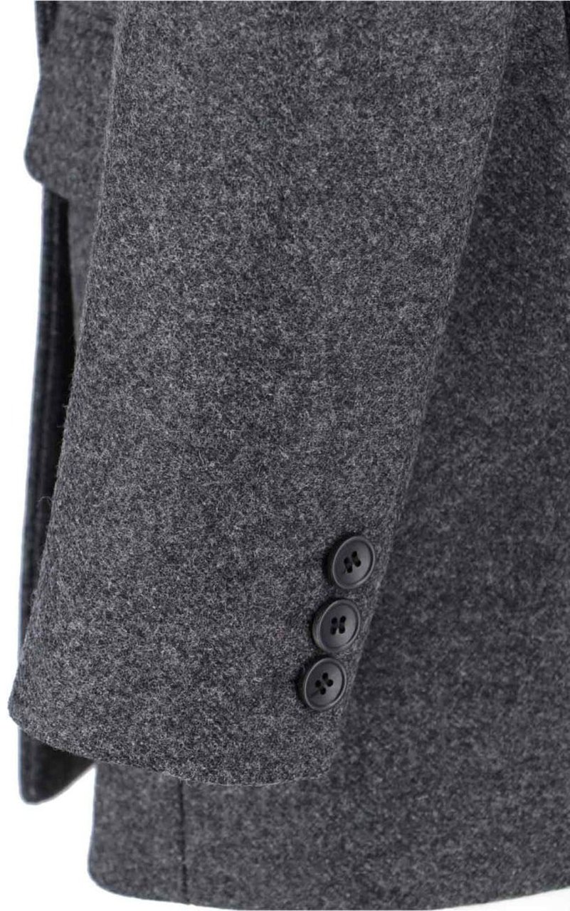 Isabel Marant Double-Breasted Coat – Grey Grijs