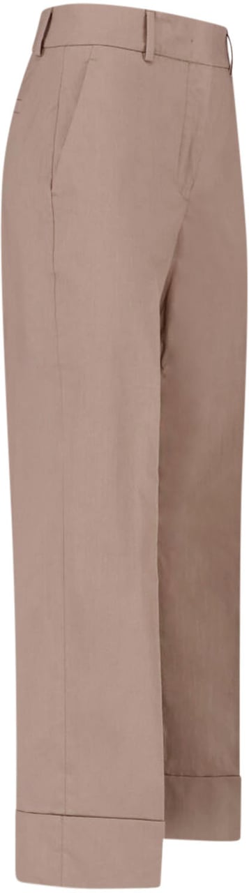 Incotex Beige Straight-Leg Tailored Cotton Trousers Neutraal