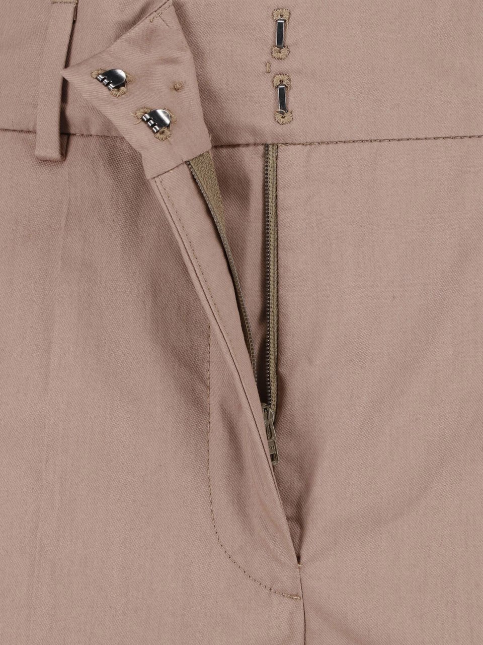Incotex Beige Straight-Leg Tailored Cotton Trousers Neutraal