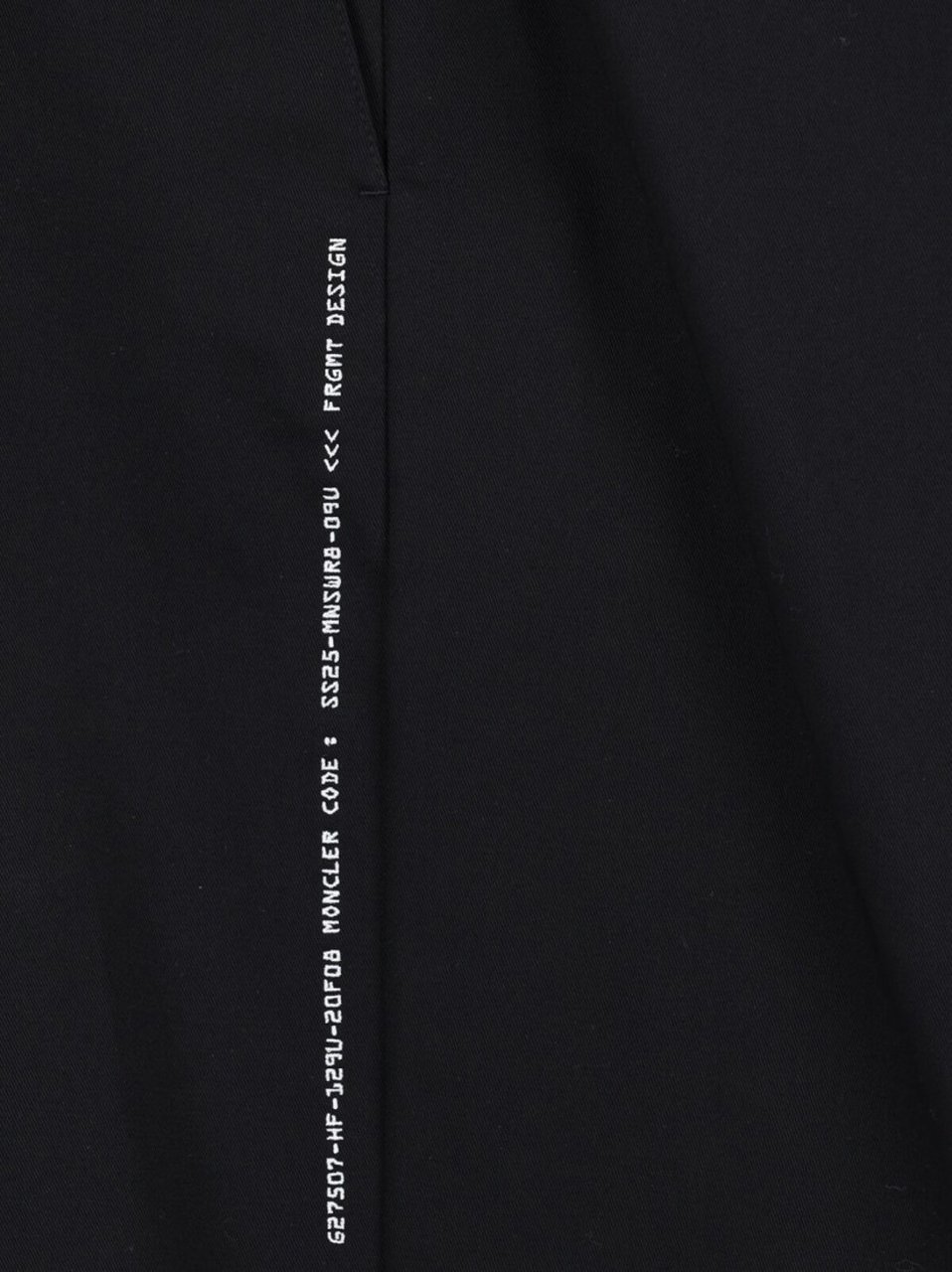Moncler Genius X Frgmt Logo Straight Trousers Blauw