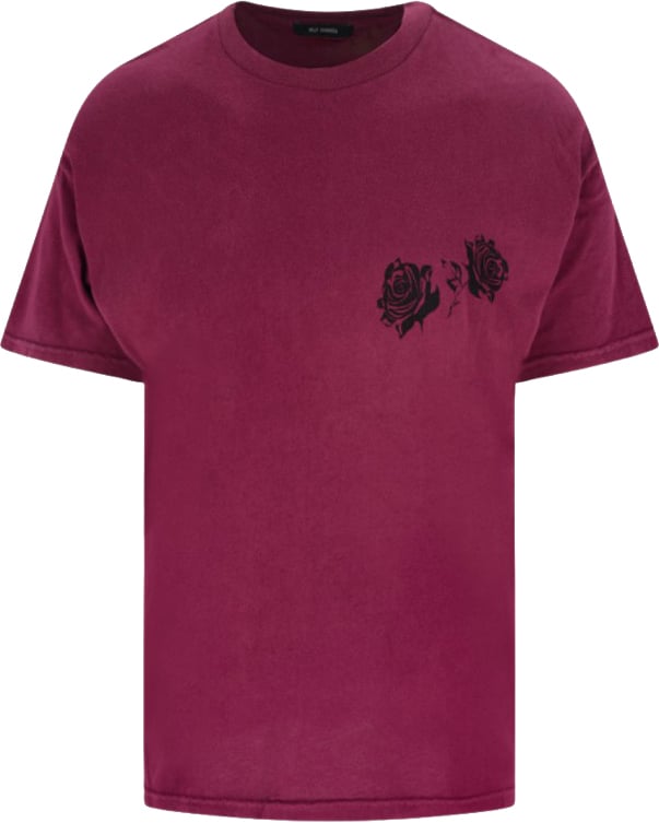 Willy Chavarria Proverb Easy T-Shirt – Purple Rood