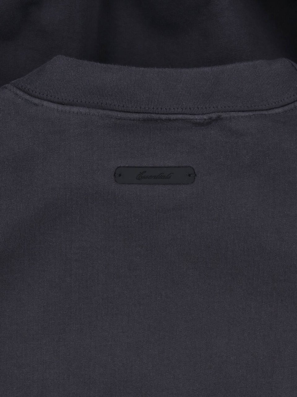 Fear of God Black Relaxed Fit Arched Logo Sweatshirt Zwart
