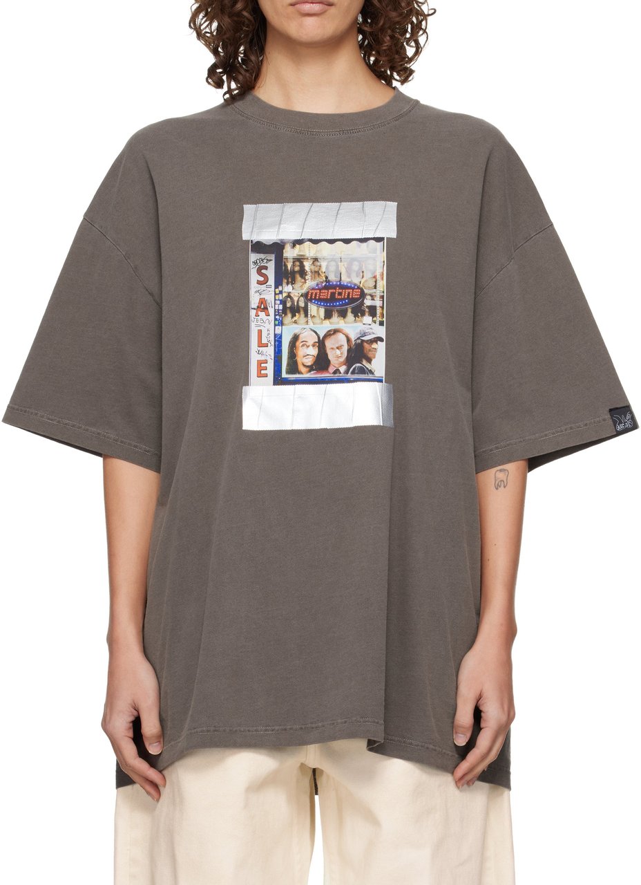 Martine Rose S/S OVERSIZED T-SHIRT BROWN WASHED Divers