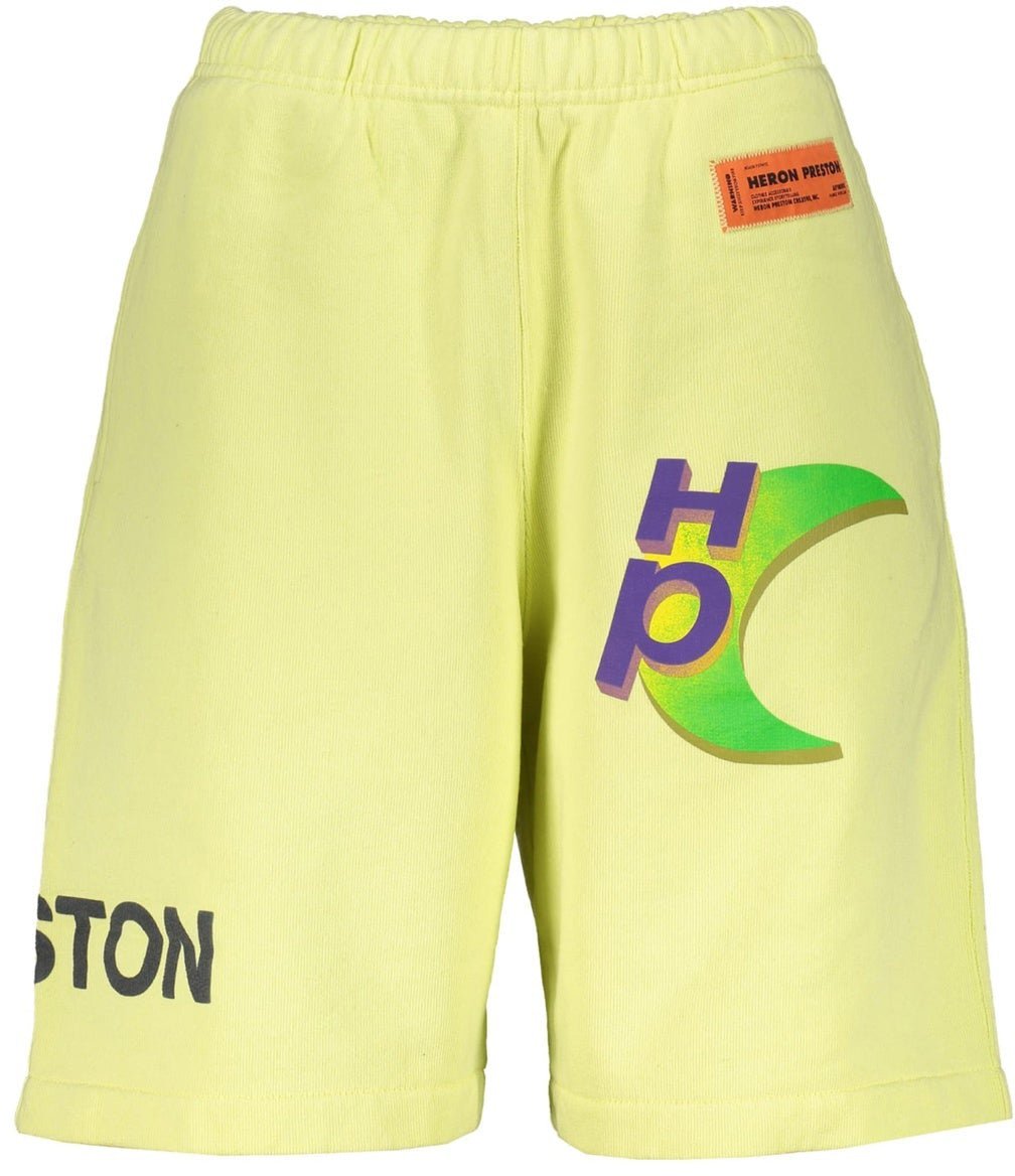 Heron Preston Cotton Shorts Geel