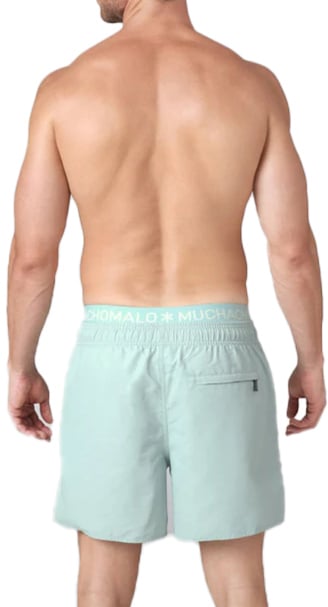 Muchachomalo MUCHACHOMALO Swimshort Solid Groen
