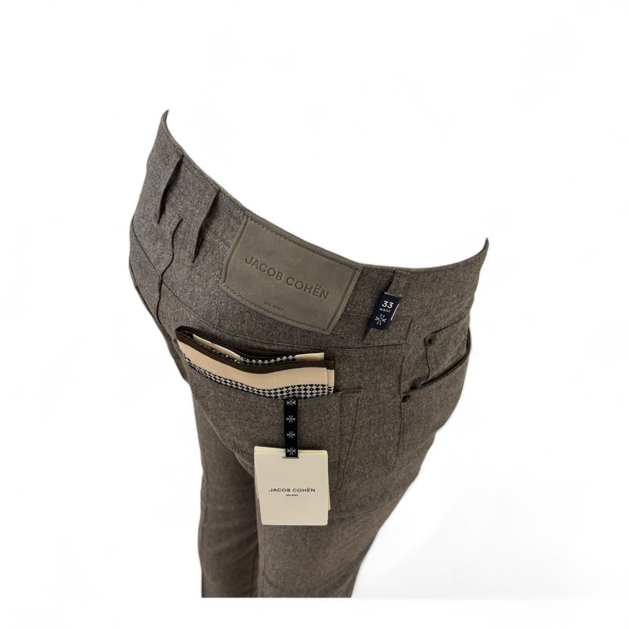 Jacob Cohen 5-pocket wol Nick taupe Taupe