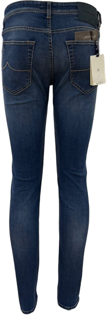 Jacob Cohen Jeans Nick Slim midblue Blauw