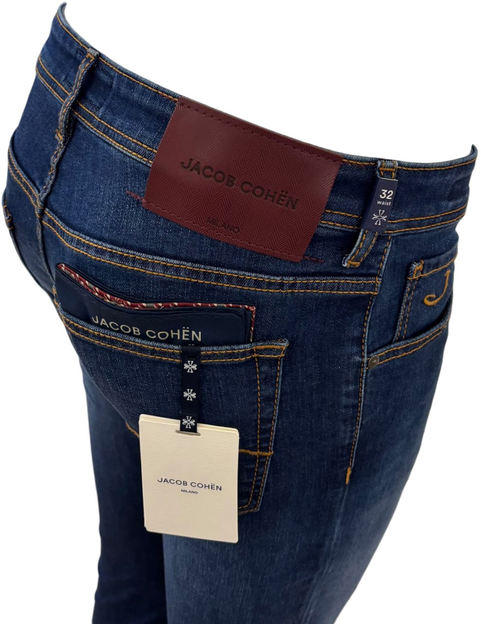 Jacob Cohen Jeans Nick Slim Midblue Blauw