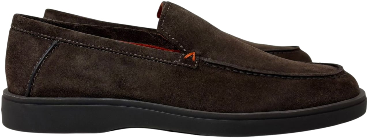 Santoni instapper Drain Detroit Gom Bruin