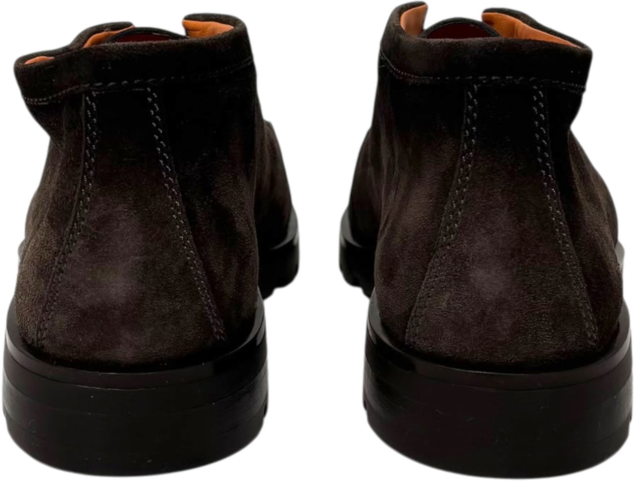 Santoni Rock Detroit Gomma dark brown Bruin